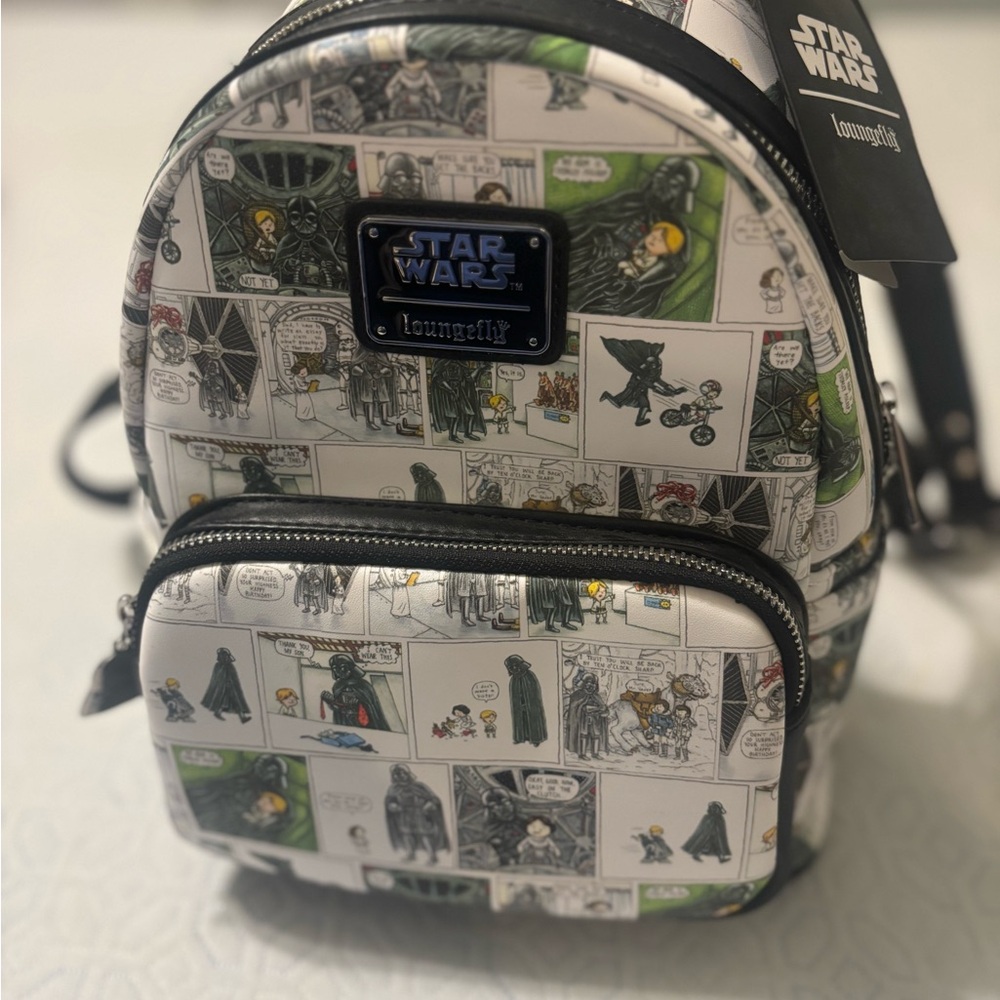 NWT Loungefly  I Am Your Father, Star Wars Mini Backpack